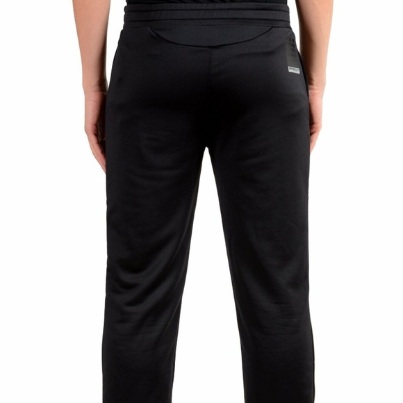 Emporio Armani EA7 Black Track Sweat Pants - Picture 3 of 7